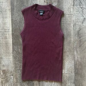 Burgundy tank top